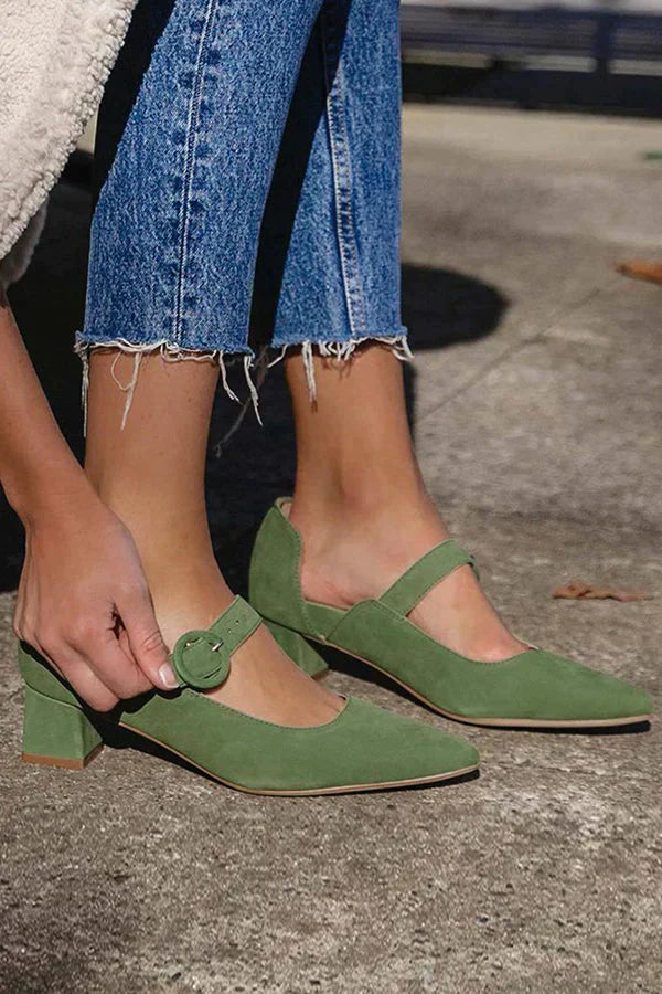 Kélyane - Chaussures à talons hauts pour femmes Vert 2