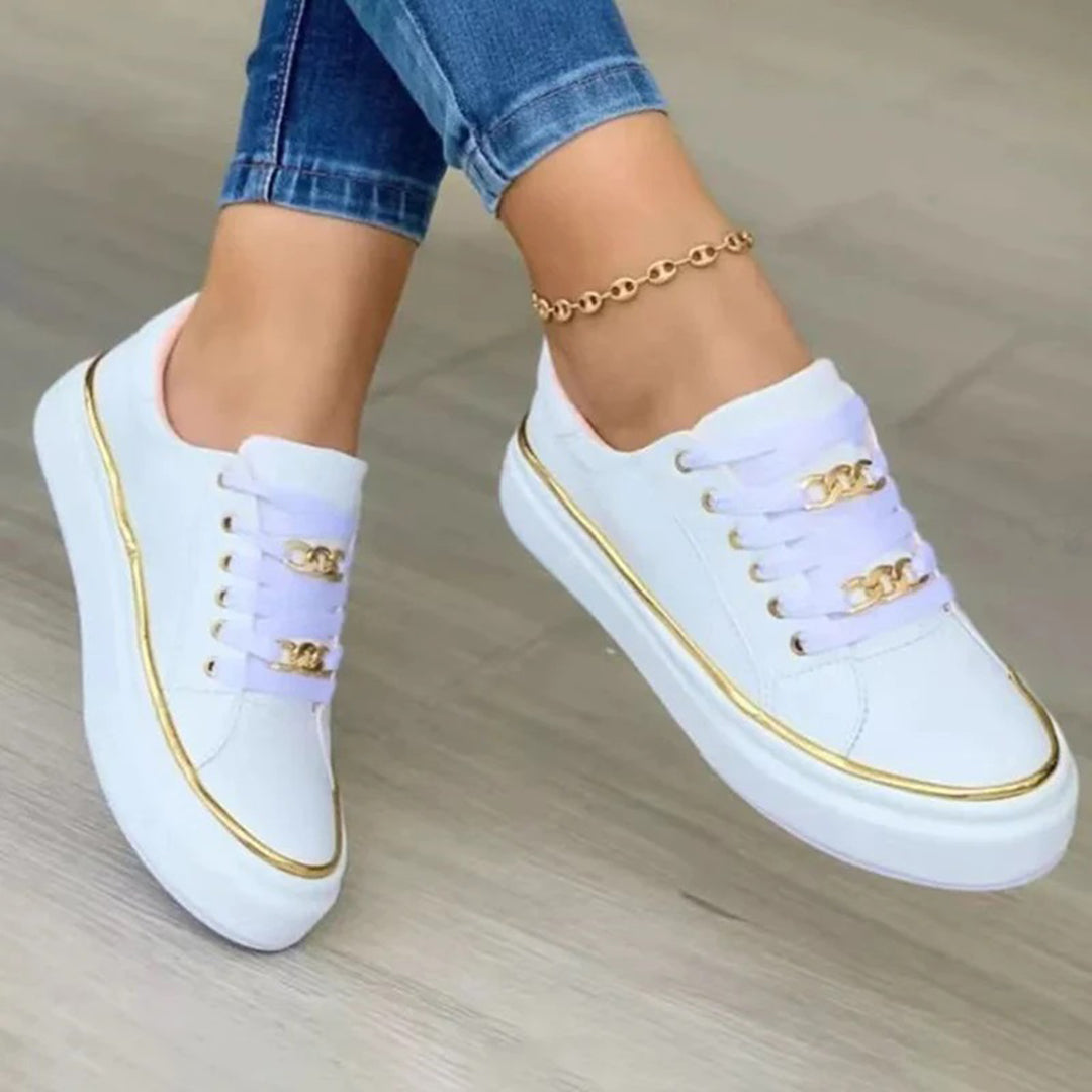 Kéziah - Chaussures de sport stylées Blanc 2