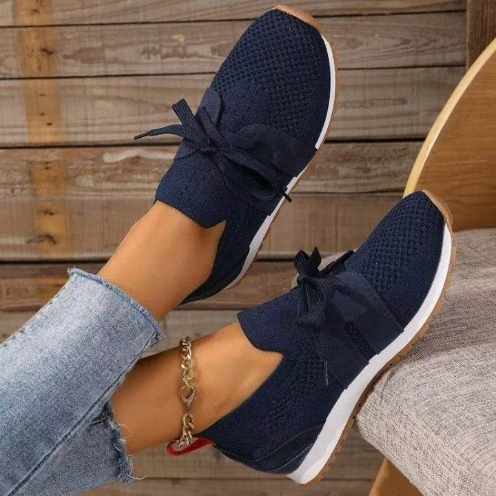 Karolina - Baskets Tendance pour Femmes Bleu
