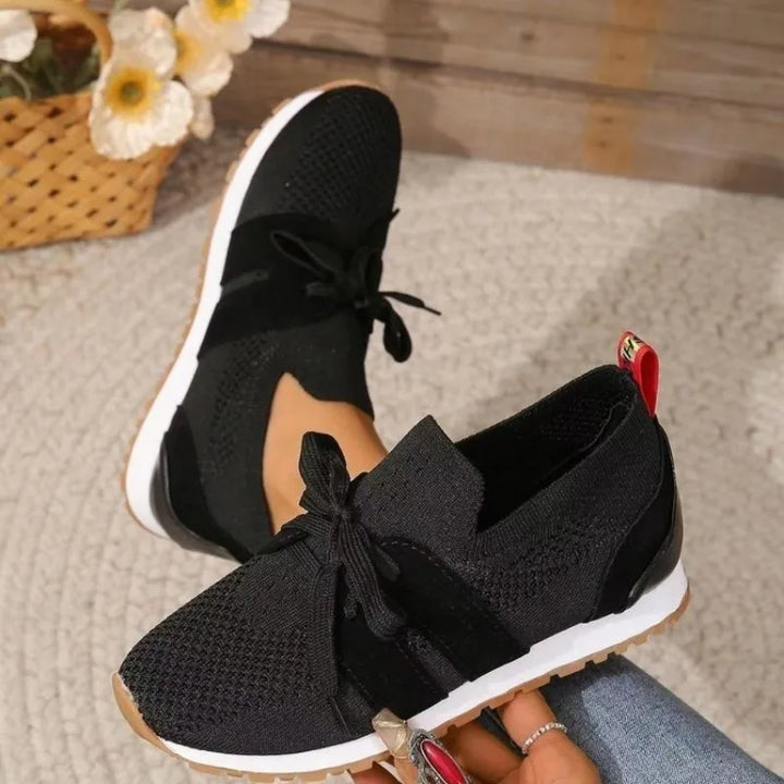 Karolina - Baskets Tendance pour Femmes Noir