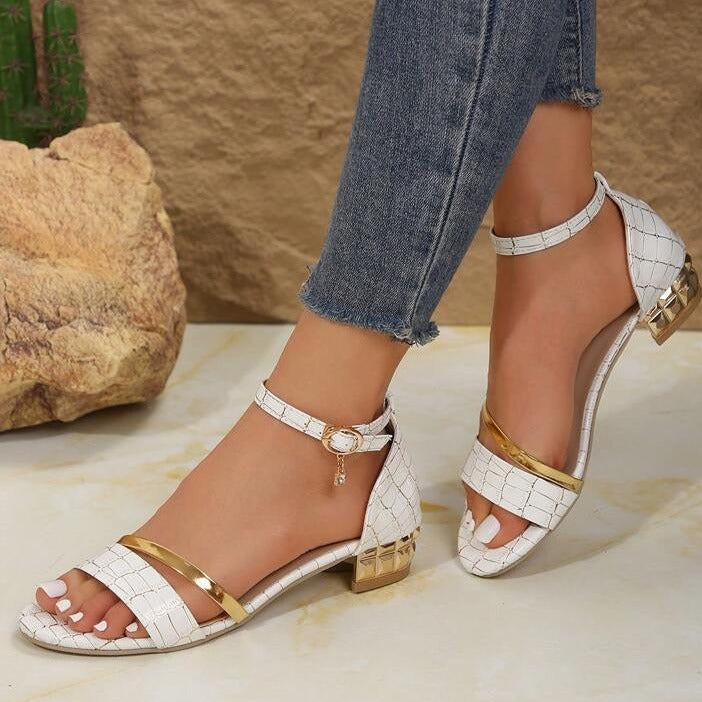 Kayla - Sandales pour Femme Élégantes et Confortables pour l’Été Blanc