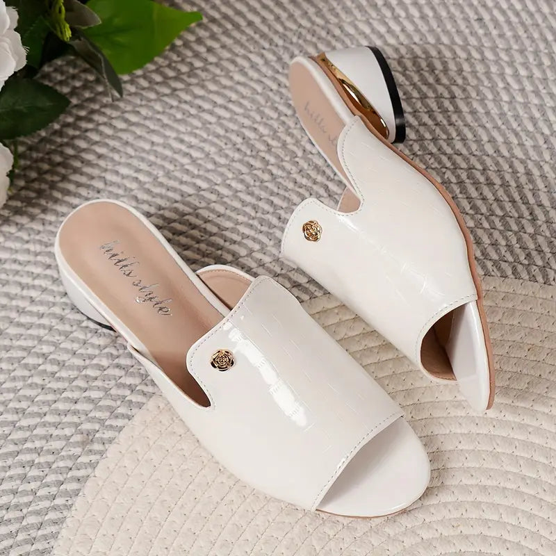 Kendra - Sandales d’Été pour Femme Élégantes et Confortables Blanc 2