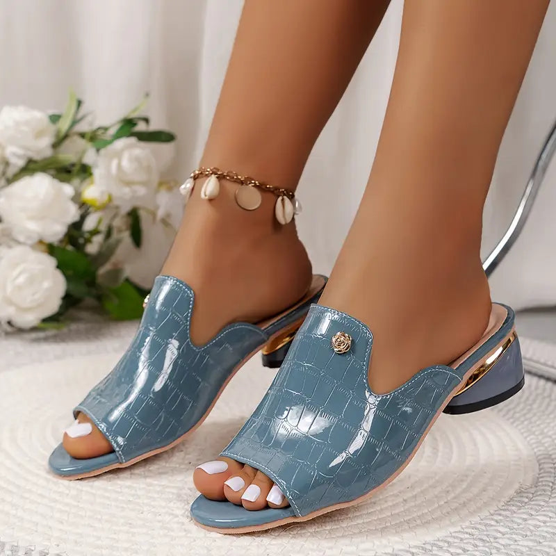 Kendra - Sandales d’Été pour Femme Élégantes et Confortables Bleu