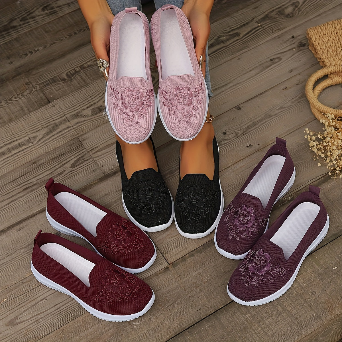 Klara - Mocassins en maille respirante