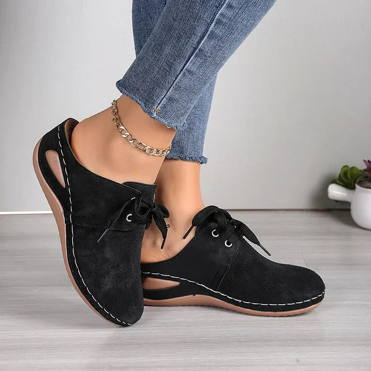 Kristina - Chaussures Élevées Chic Noir