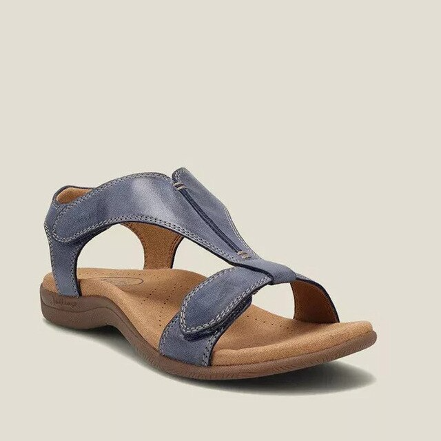 Krystel - Sandales Orthopédiques Femme Légères et Élégantes pour l’Été Bleu