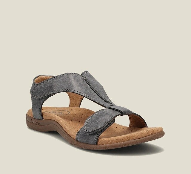 Krystel - Sandales Orthopédiques Femme Légères et Élégantes pour l’Été Gris