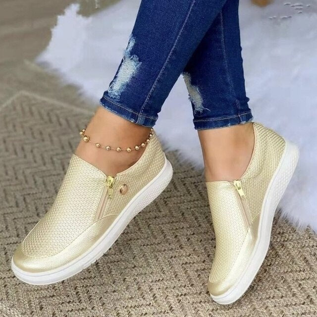 Lalie - Chaussures Orthopédiques pour Femmes Or