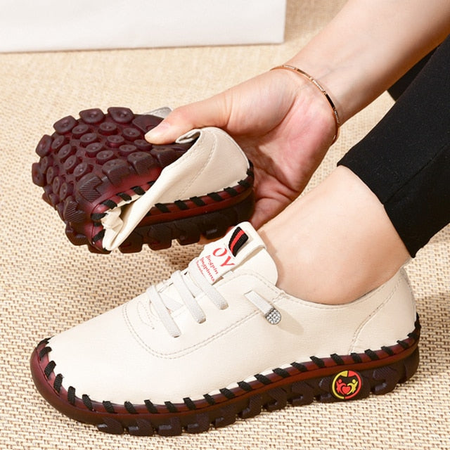 Laurine - Chaussures orthopédiques premium pour femmes pour le confort Blanc 2
