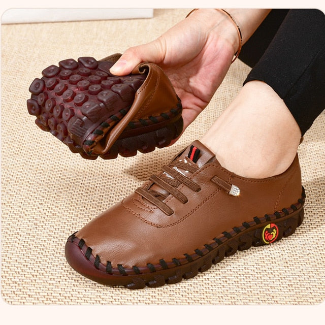 Laurine - Chaussures orthopédiques premium pour femmes pour le confort Marron