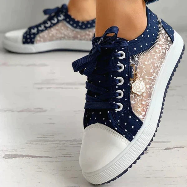 Louna - Baskets pour femmes Bleu Marrine 2