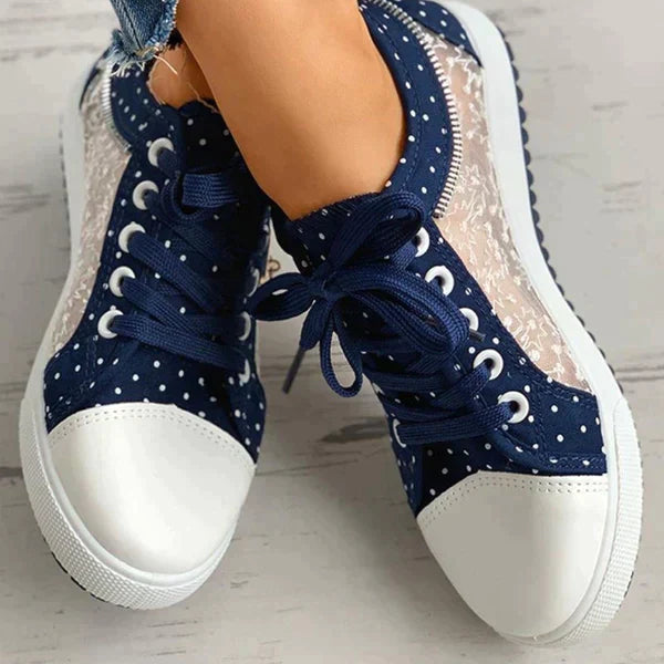 Louna - Baskets pour femmes Bleu Marrine 3