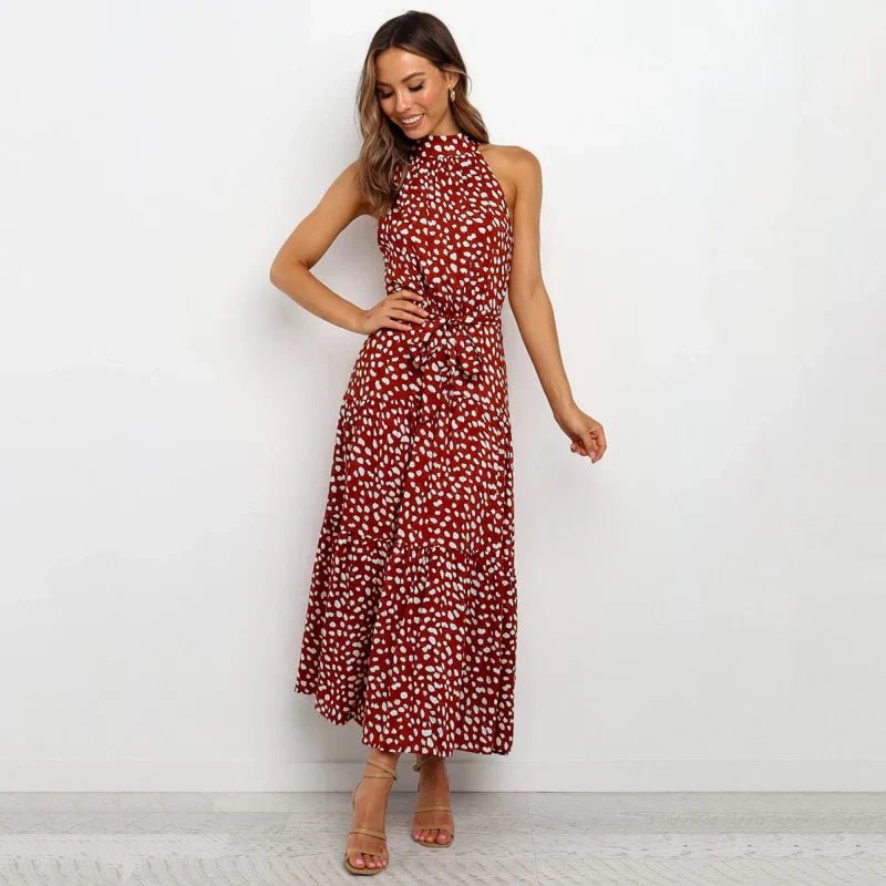 Isil - Robe dos nu à pois Lavish