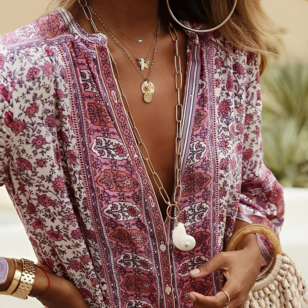 Zarina Boho Chic Kleid 5