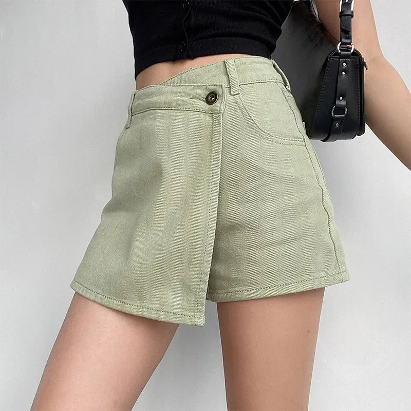 Éloïse – Jupe Mini Femme Taille Haute Classique Chic 2