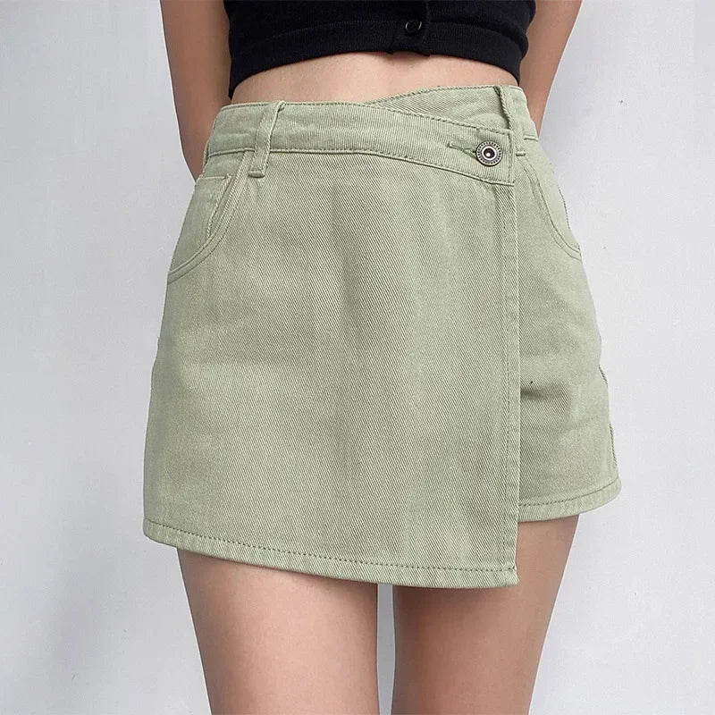 Éloïse – Jupe Mini Femme Taille Haute Classique Chic 6