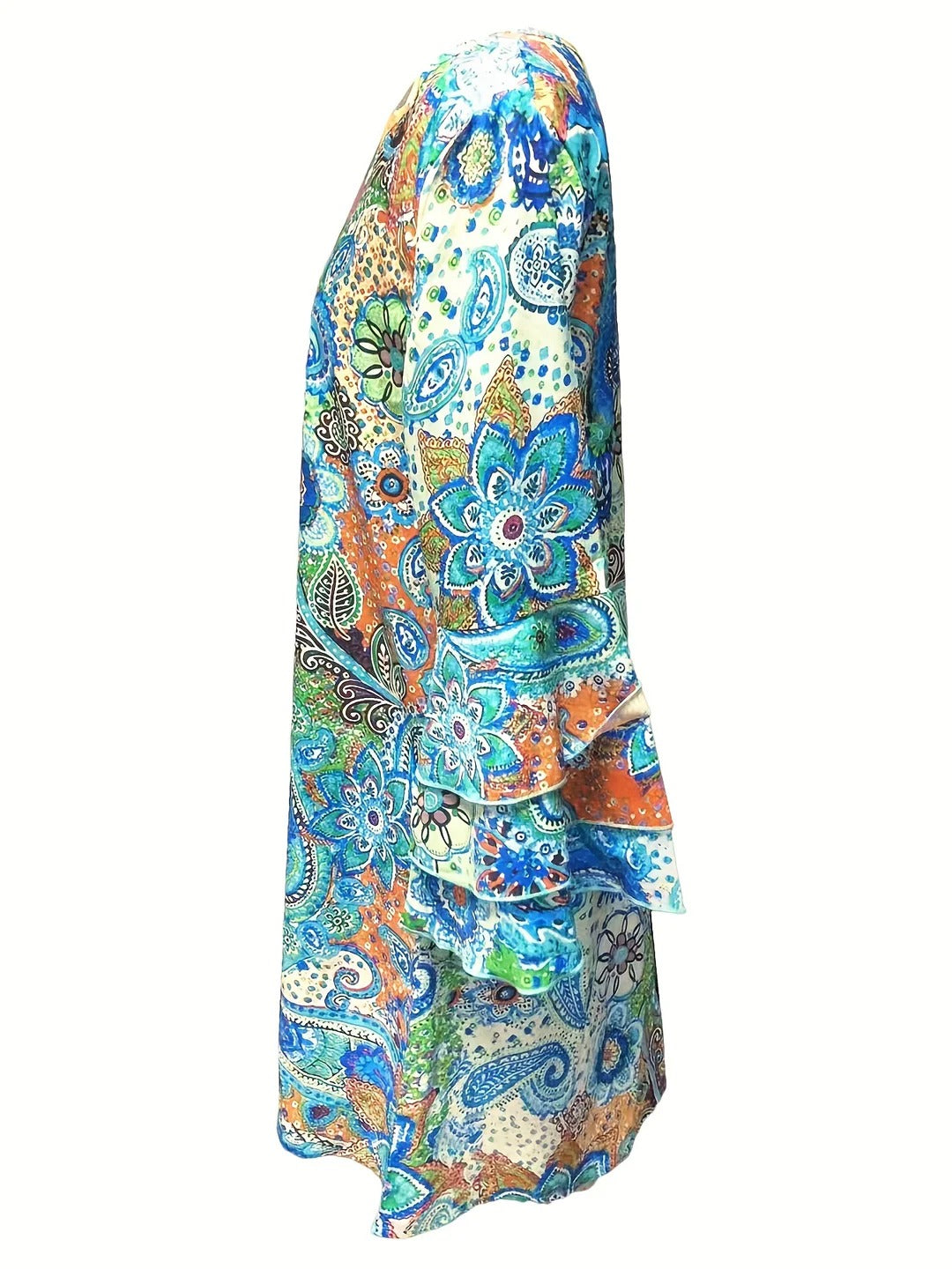 Émeraude - Robe d'été stylée et aérée Bleu