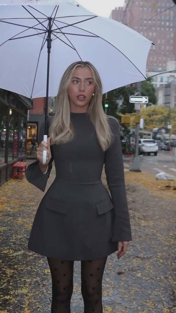Émilienne - Mini-robe sans effort Noir 4