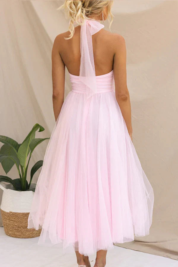 Évangéline - Robe de princesse élégante Rose 1