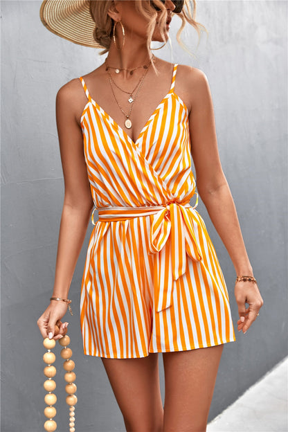 Angélique – Combinaison Rayée Femme Coupe Flatteuse et Moderne 3