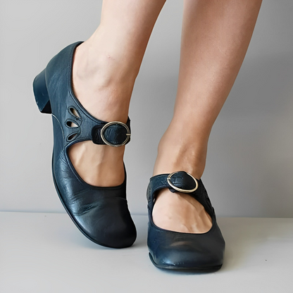 Aurélie - Boucle Shallow Chaussures individuelles Bleu