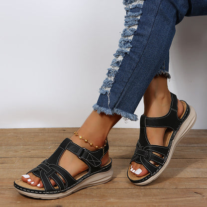 Bérénice - Ballenzehenkorrektur Ortho Sandalen Noir 1