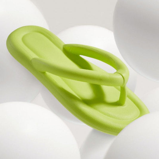 Basile - Pantoufles antidérapantes souples et confortables Jaune-vert