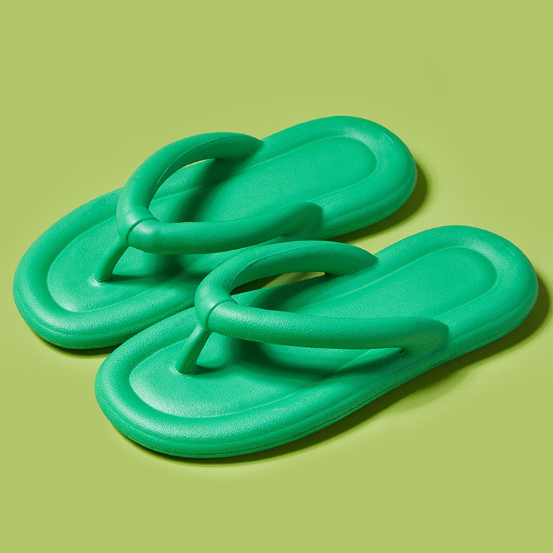 Basile - Pantoufles antidérapantes souples et confortables Vert émeraude
