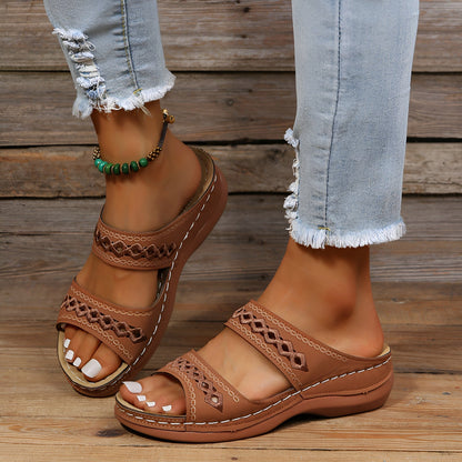 Baya - Sandales Femme Confort et soutien Tous les jours Marron