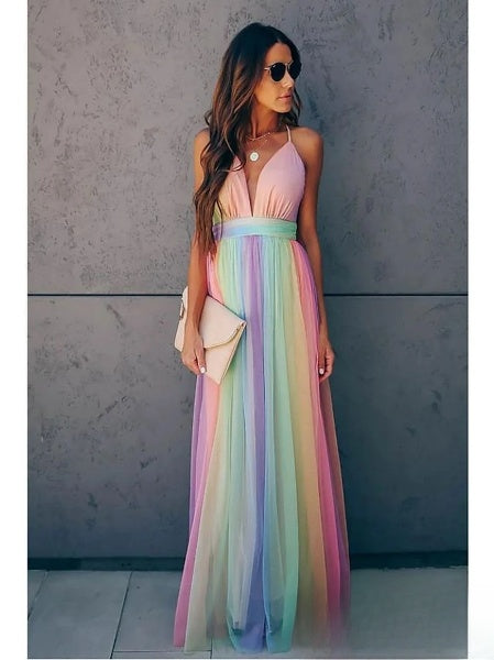 Bijou - Robe swing pour femme Multicolore