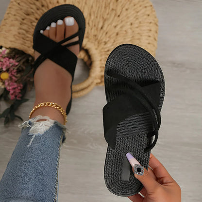 Britta - Tongs orthopédiques pour femmes Confort et style Noir 1