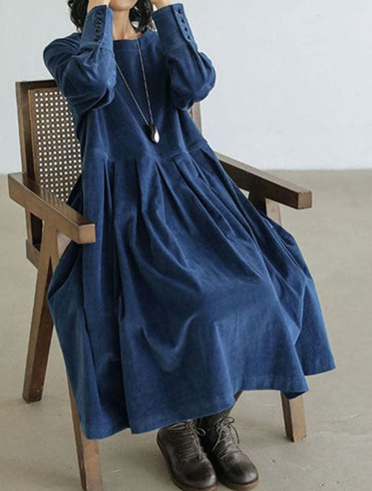 Camille - Robe en velours français 1