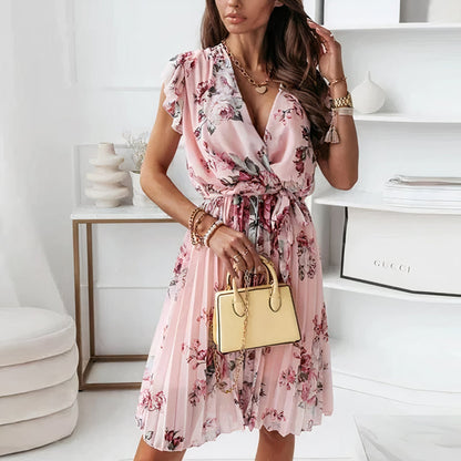 Capucine- Robe d'été pour femme Roze