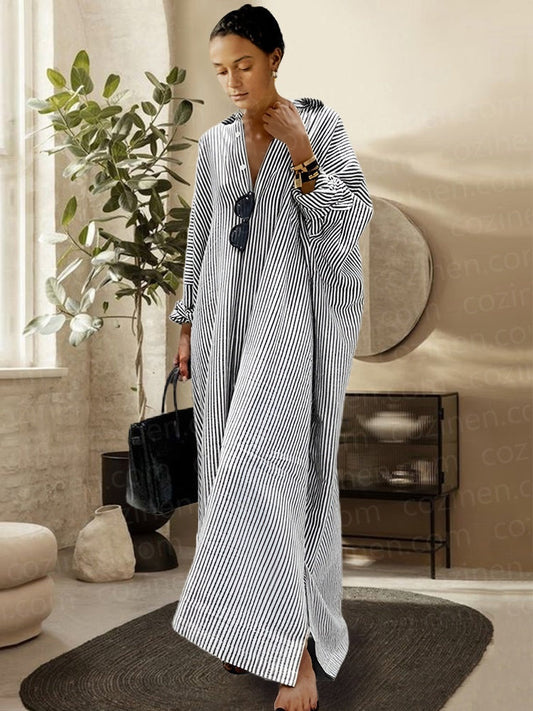 Clara - Robe d'été décontractée et confortable pour femmes Noir