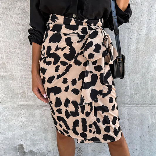 Débora – Jupe Femme Imprimé Léopard Tendance et Sulfureuse EHLEYR 1