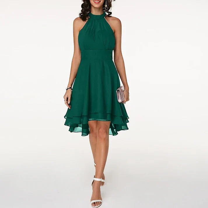 Faustine - Robe de cocktail élégante pour femme Vert