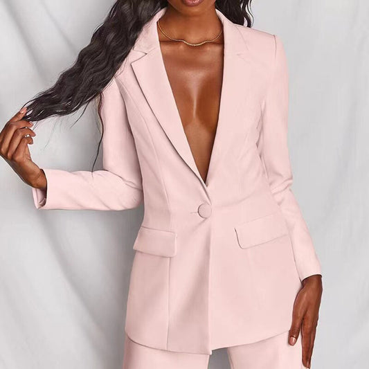 Flavie – Ensemble Femme Blazer avec Pantalon Élégant 1