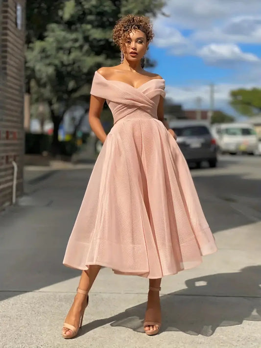 Flavie – Robe Demoiselle d’Honneur Élégante pour Jour Spécial 1