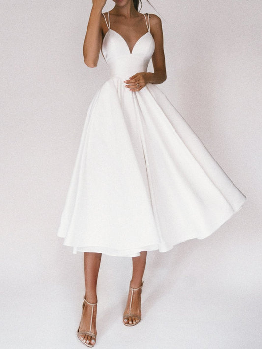 Flavie – Robe Élégante Femme avec Col en V Tendance 1