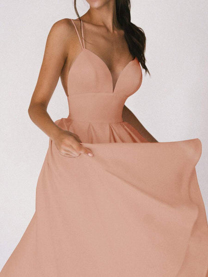 Flavie – Robe Élégante Femme avec Col en V Tendance 16