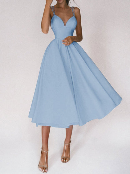 Flavie – Robe Élégante Femme avec Col en V Tendance 5