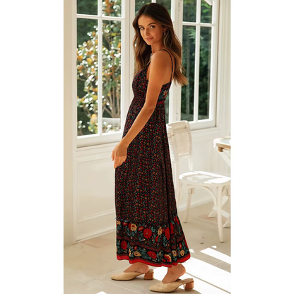 Gilly - Robe enchanteresse pour les jours d'été ensoleillés et les vacances Rouge vin 2