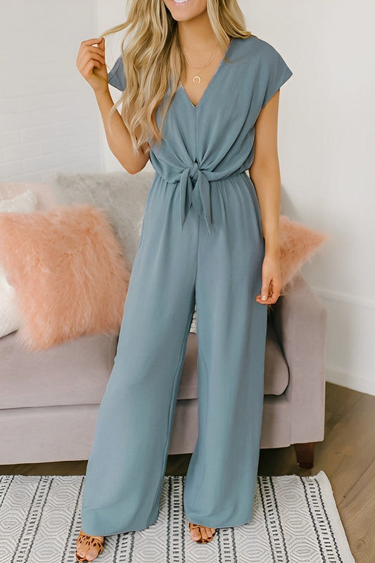 Hélène – Combinaison Pantalon Femme Coupe Droite et Structurée 1