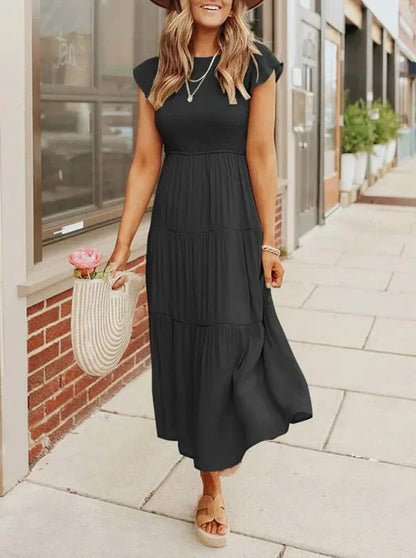 Habyline - Robe d'été élégante Noir