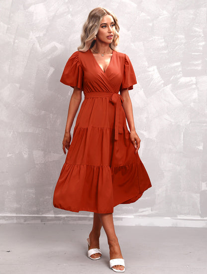 Hayet - Robe midi élégante L'Orange 2