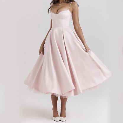 Hinda - Robe d'été pour femme Rose 8