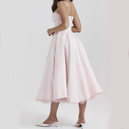 Hinda - Robe d'été pour femme Rose 9
