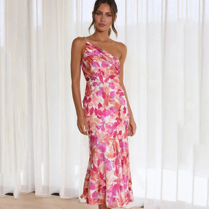 Huguette – Robe Asymétrique One Shoulder Élégante pour Femme 1