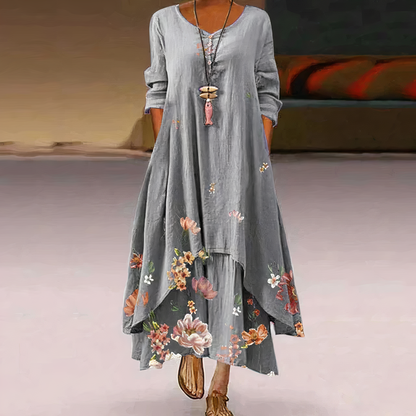Irinaëlle - Robe de mode élégante Gris