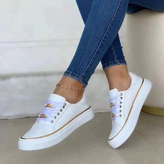 Kéziah - Chaussures de sport stylées Blanc